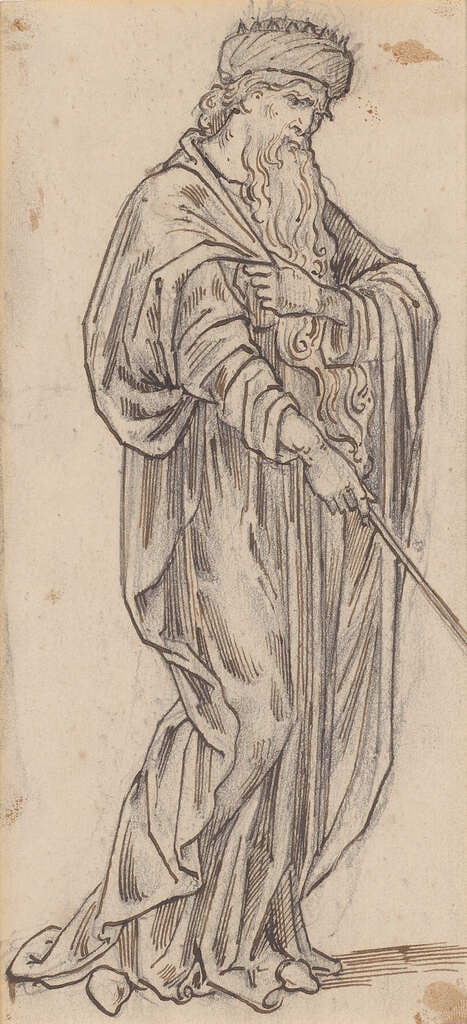Study of a king or prophet