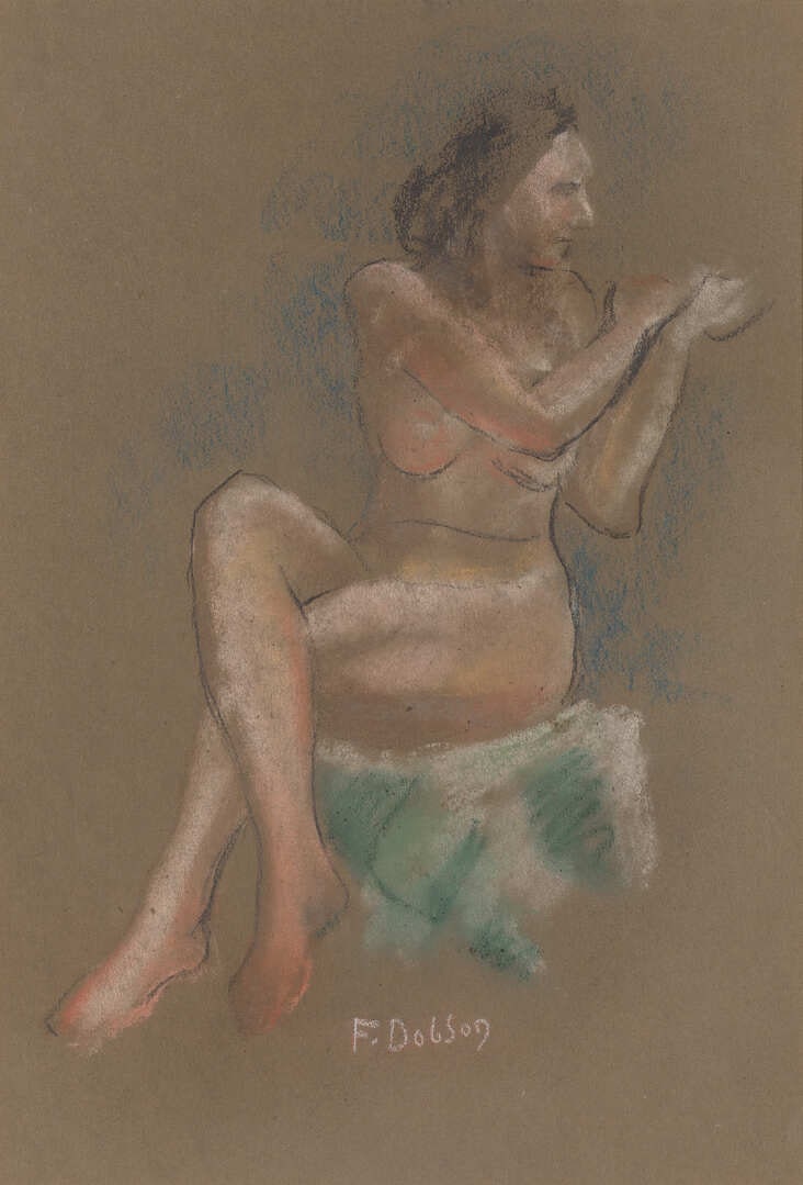Study of a seated girl