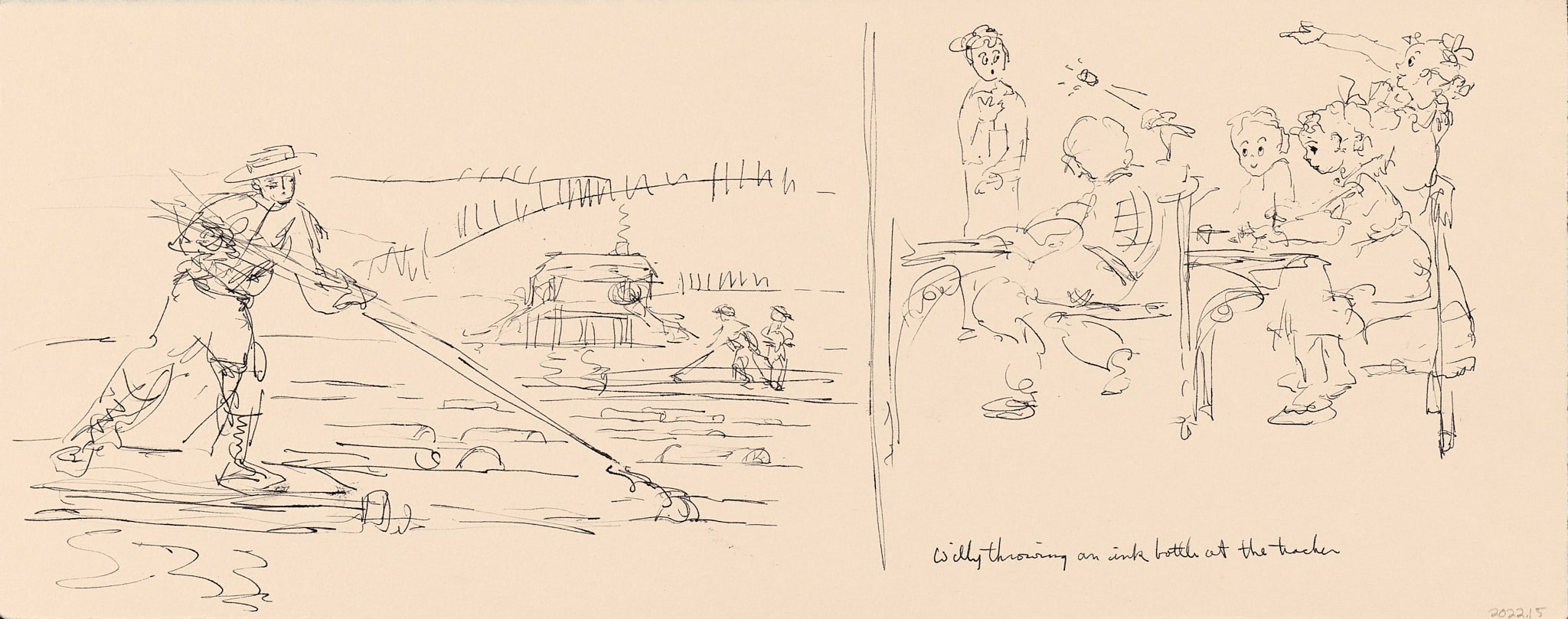 Untitled / sans titre (study for "The Wests of Coles Island" book)