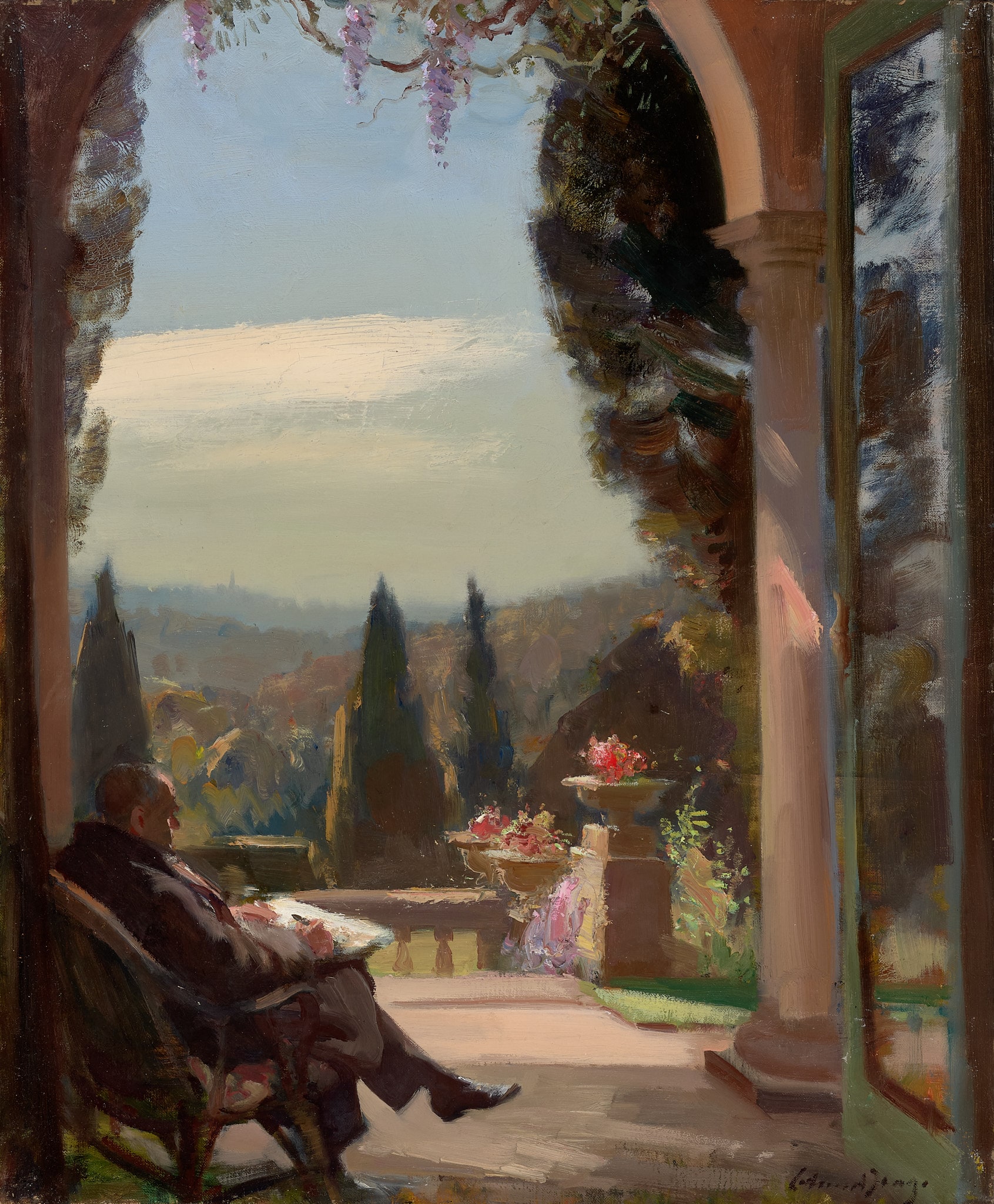 Verandah at Cherkley