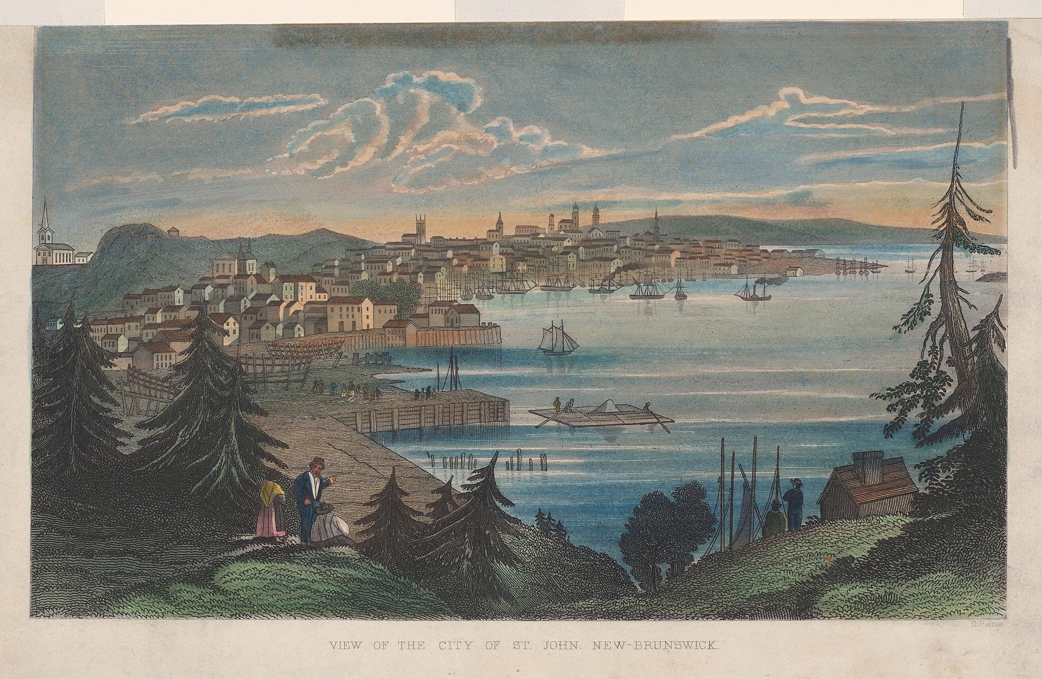 View of the City of St. John, New Brunswick