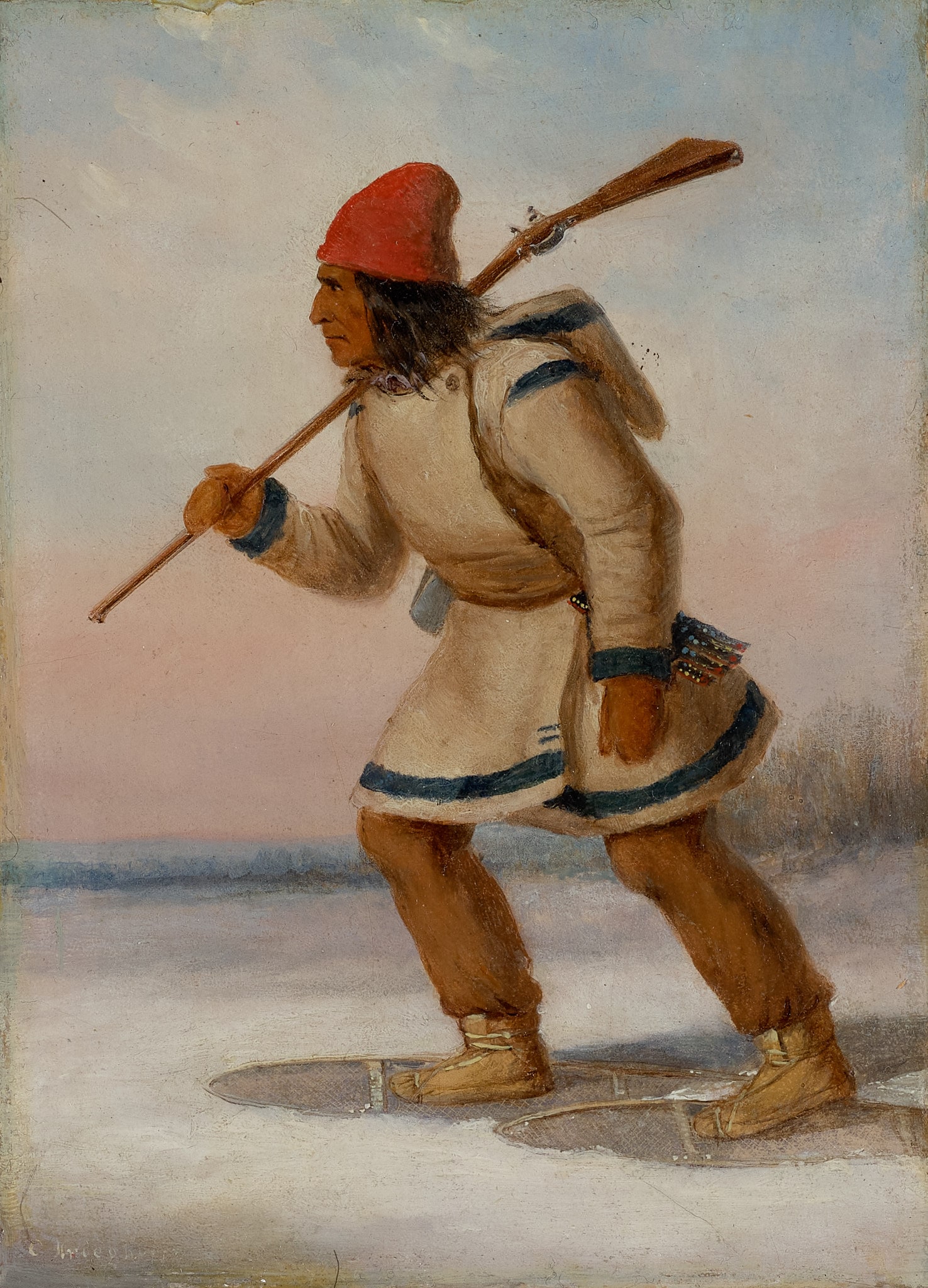 Winter Hunt on Snowshoes