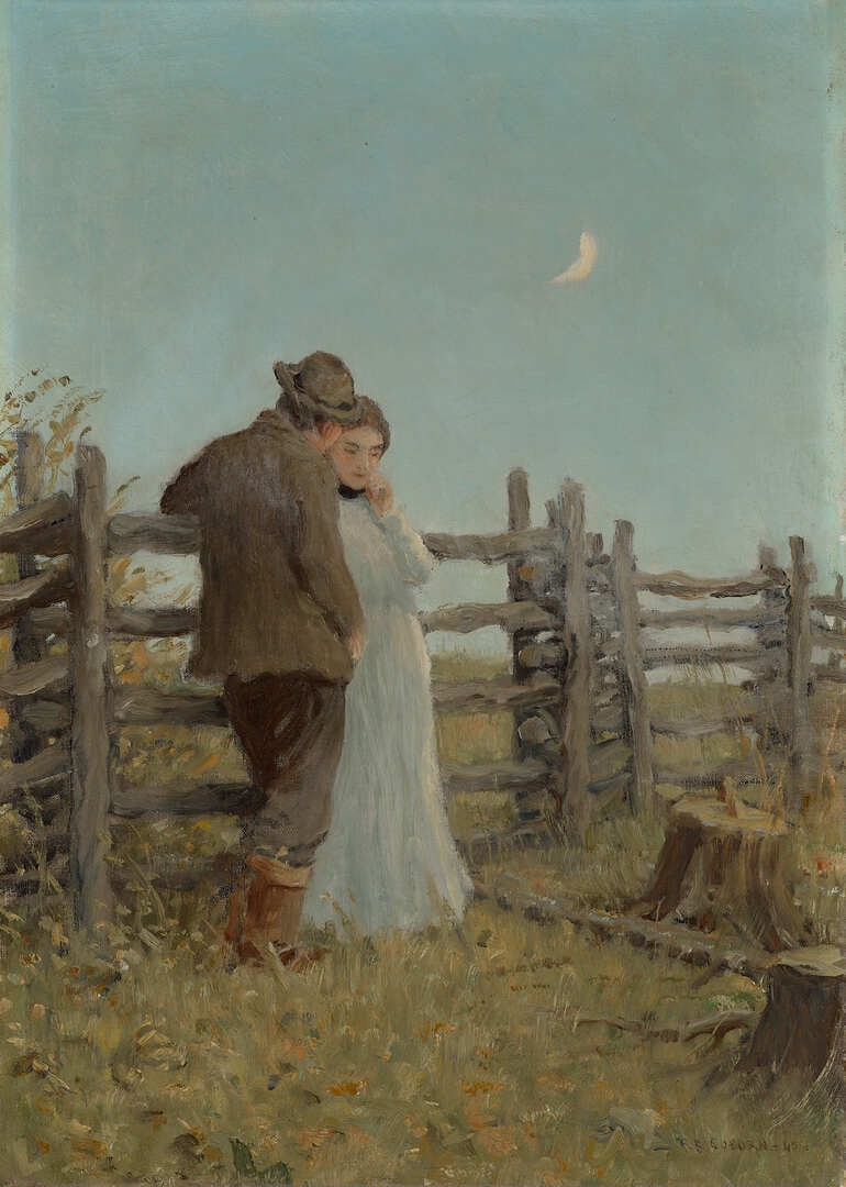 Young Man and Woman