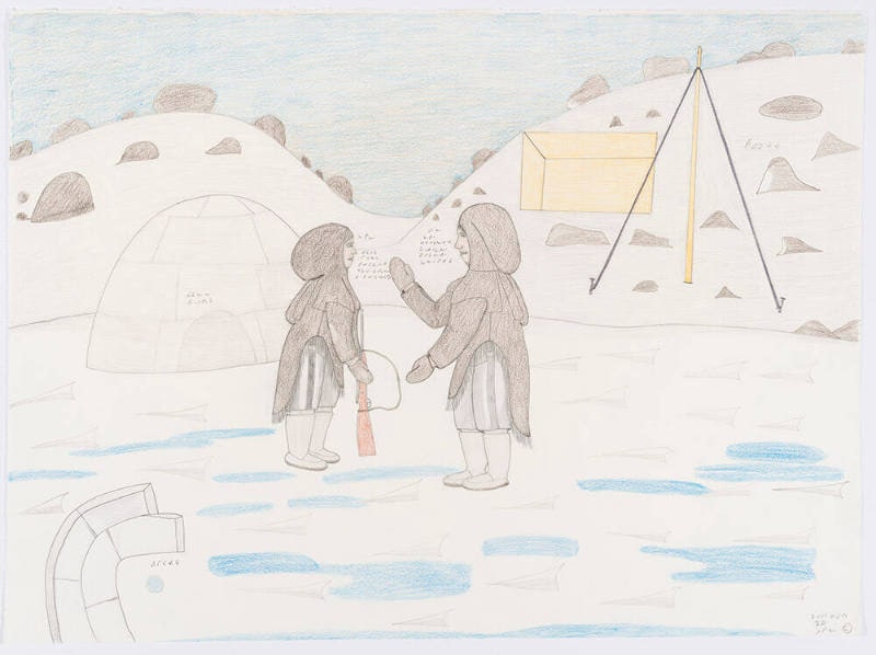 Waiting to be Rescued at Quinaugnaaq's Old Iglu