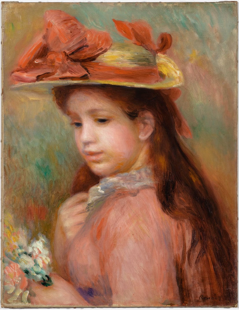 Jeune fille au chapeau