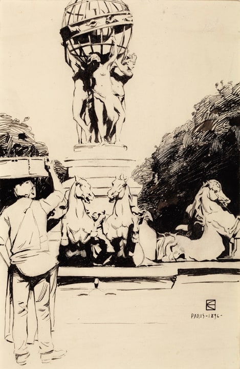 Fountain of the Observatory, Paris (from the John Gordon Portfolio)