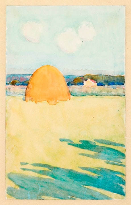 Haystack at Bourg-la-Reine (from the John Gordon Portfolio)