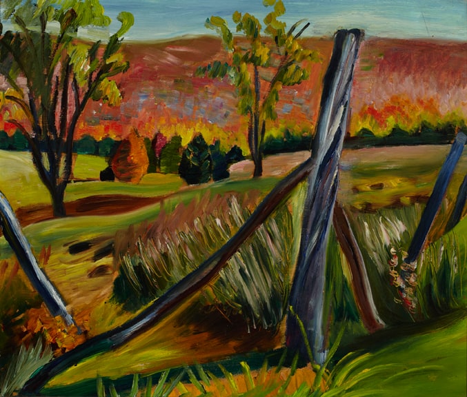Fence Post--Knowlton, Quebec