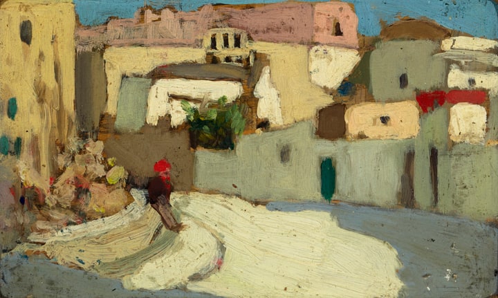 Sketch--An Italian (?) Town