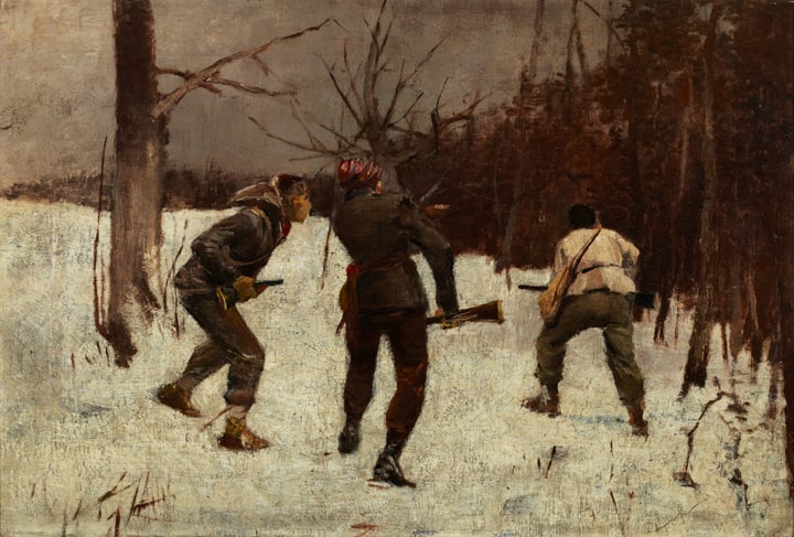 Untitled (Three Hunters)