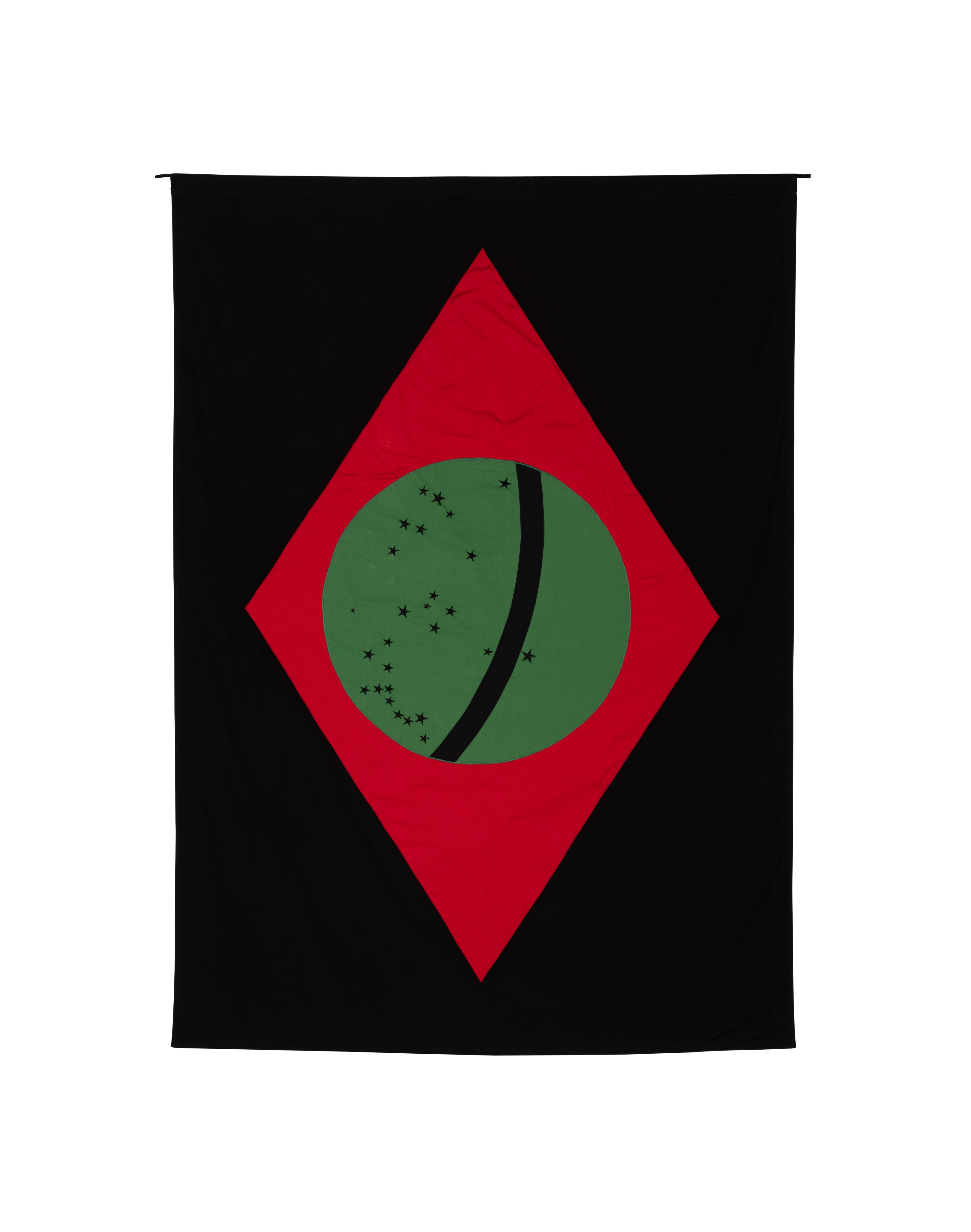 Afro-Brazilian Flag (in dialogue with David Hammons) - 2nd version