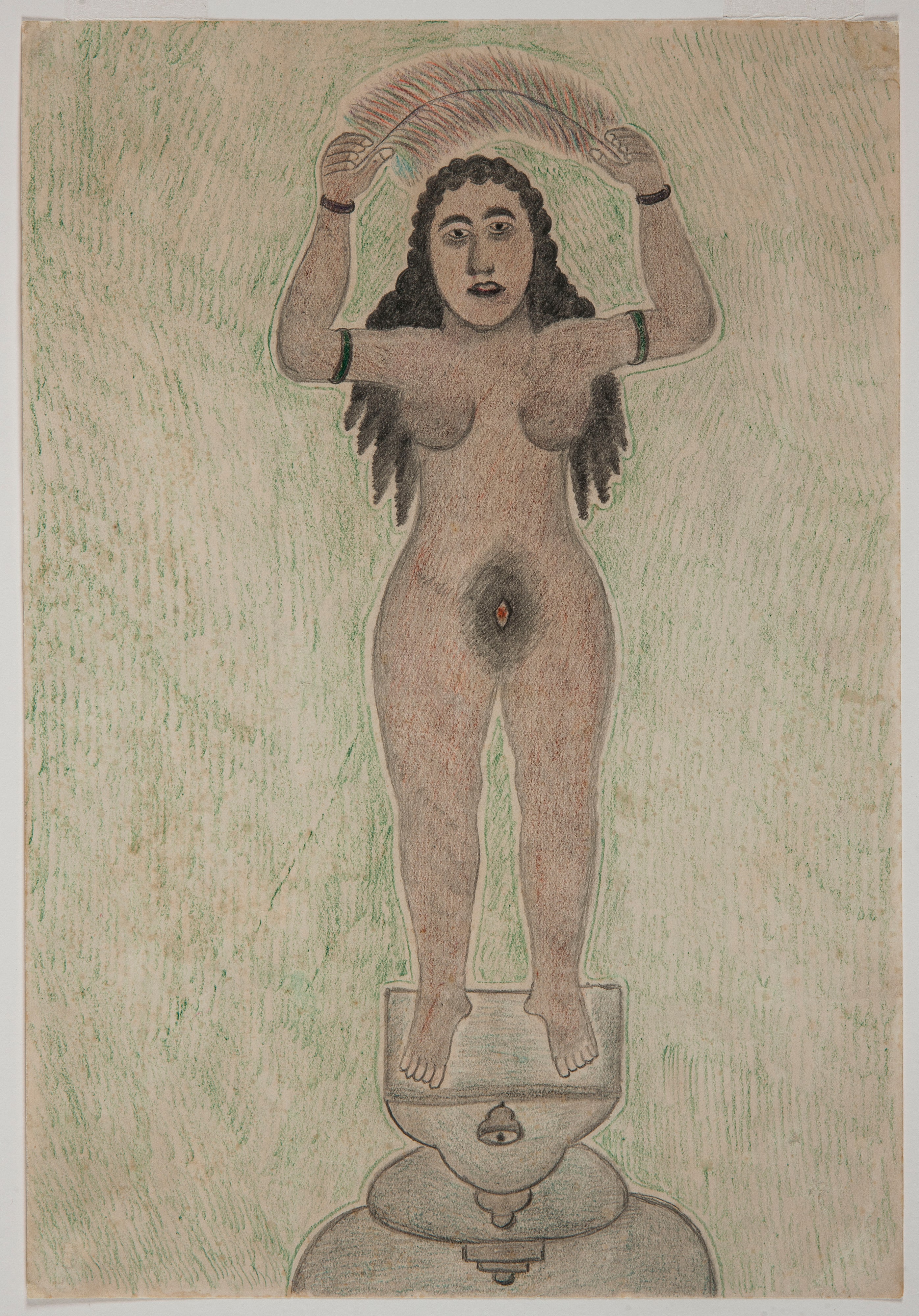Mulher com pluma