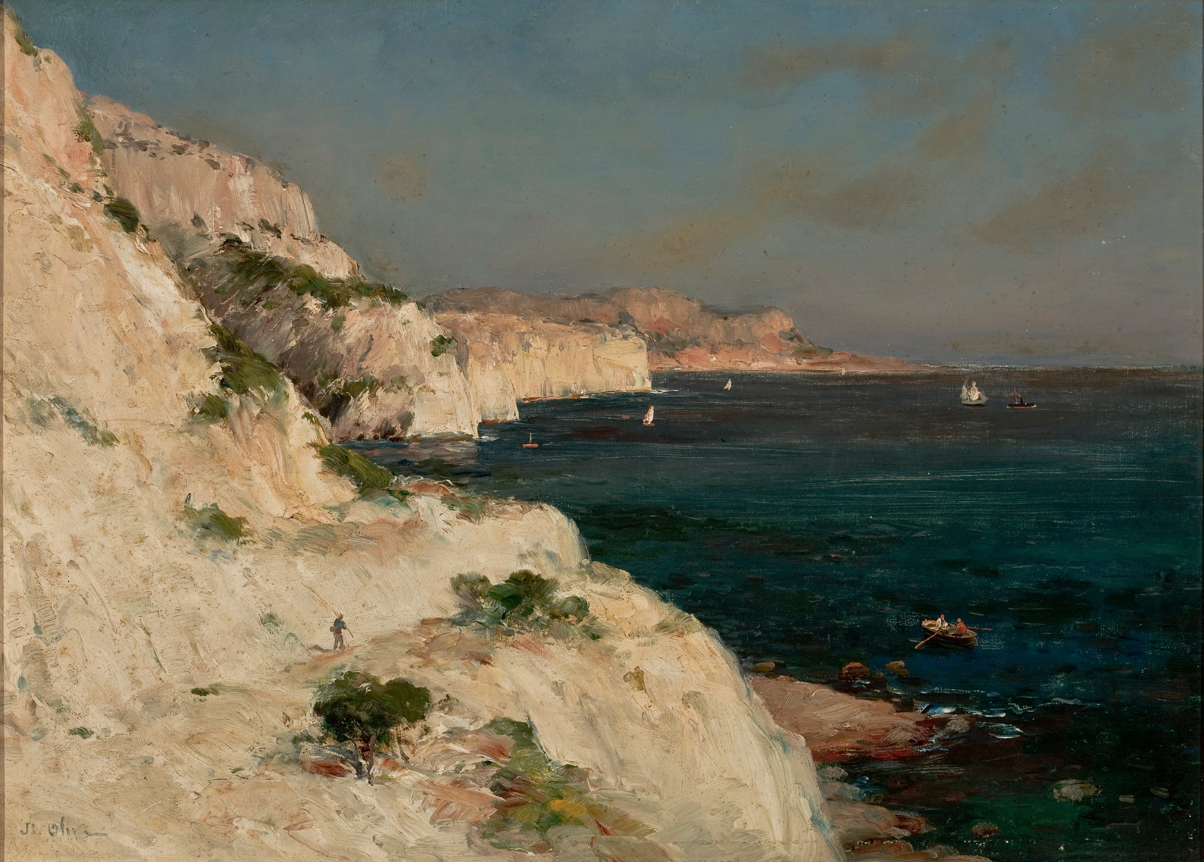 Seascape with Cliffs