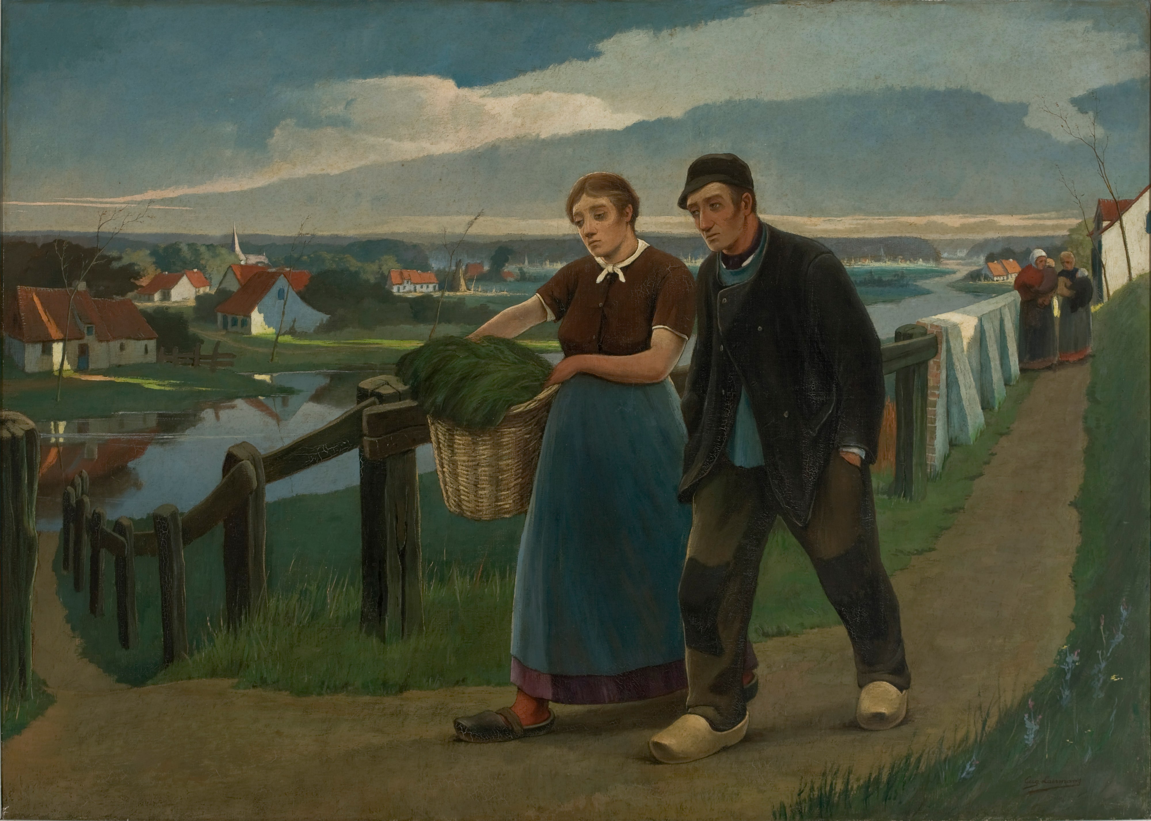 Landscape with a Peasant Couple