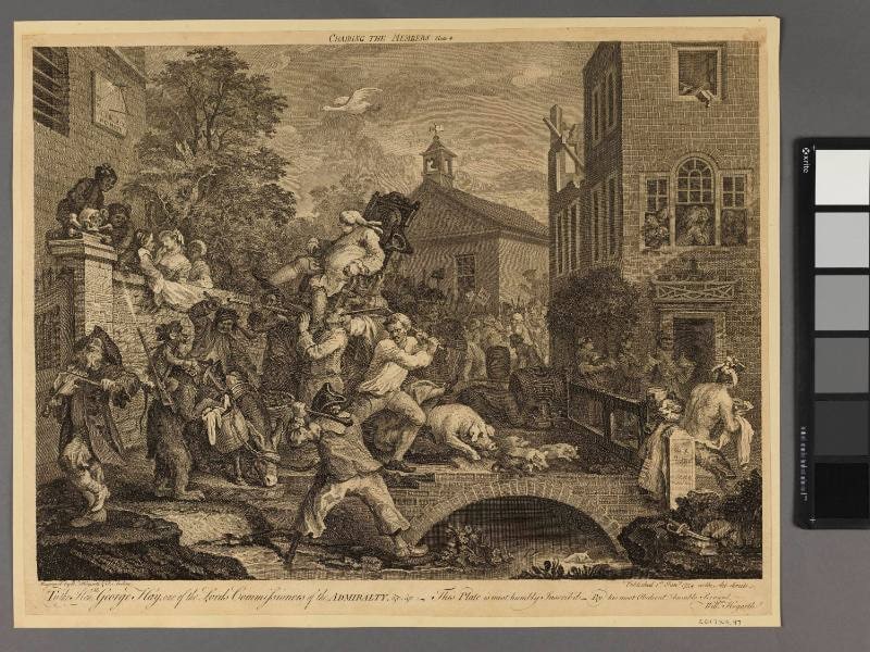 Plate 4 "Chairing the Members", Four Plates from an Election