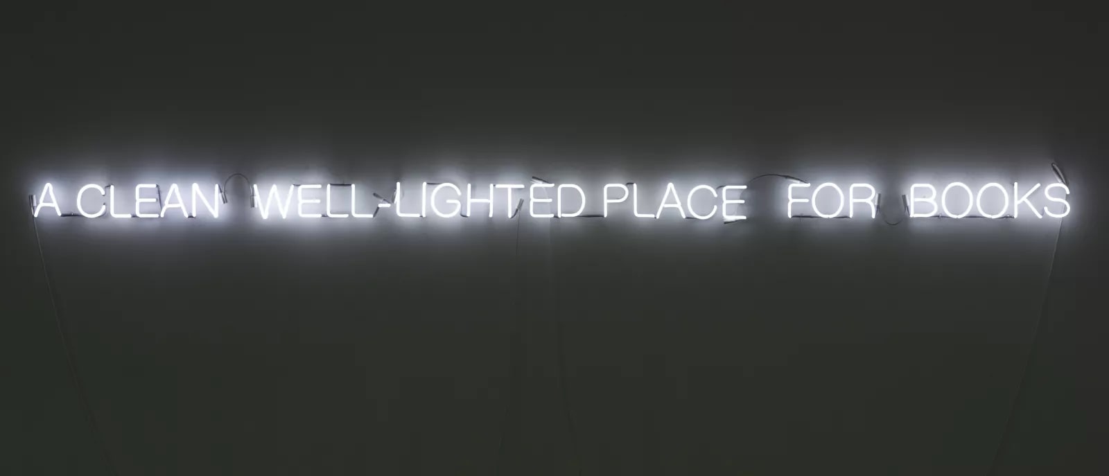 A Clean Well-Lighted Place For Books
