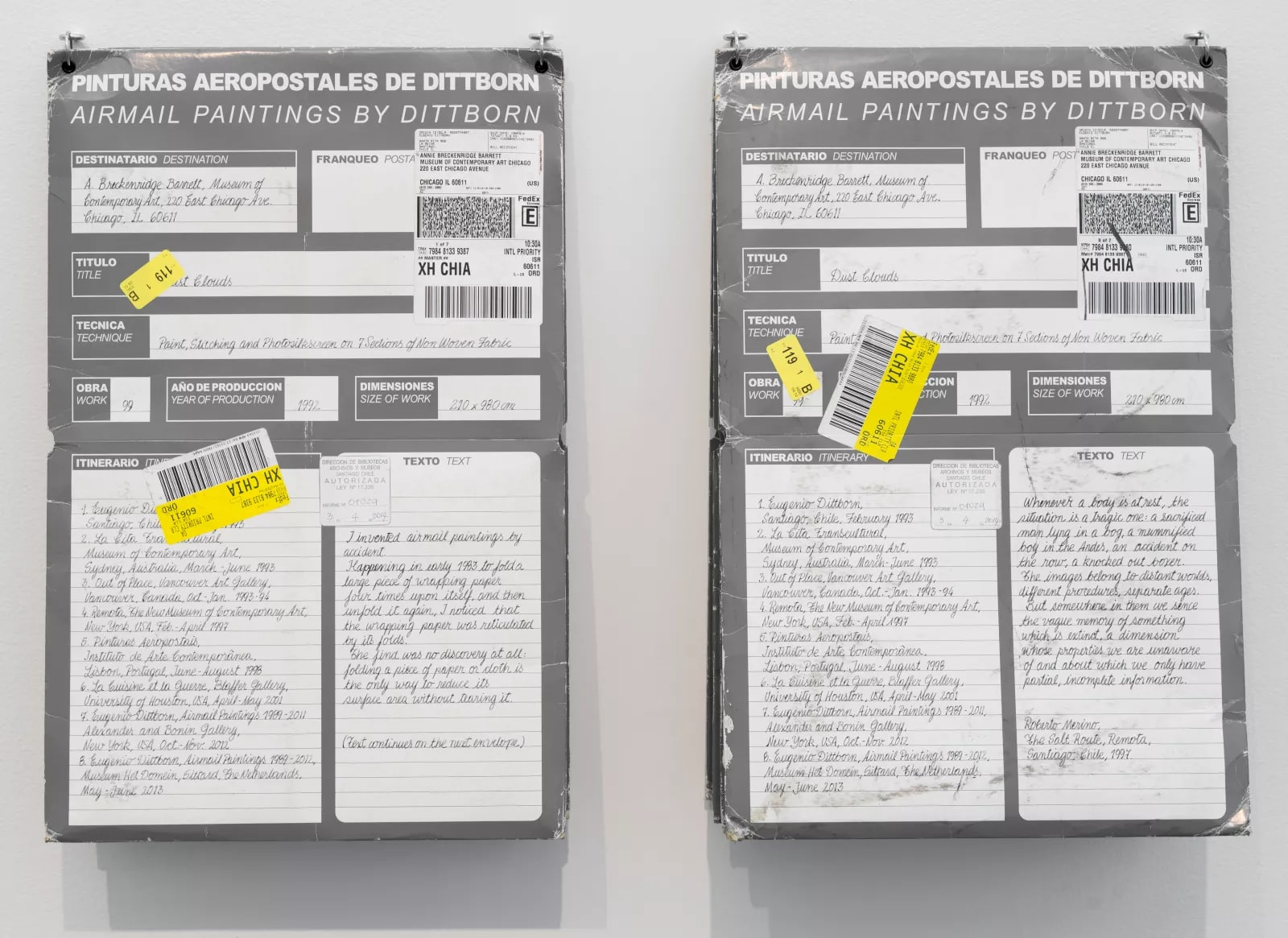 Dust Clouds, Airmail Painting No. 99