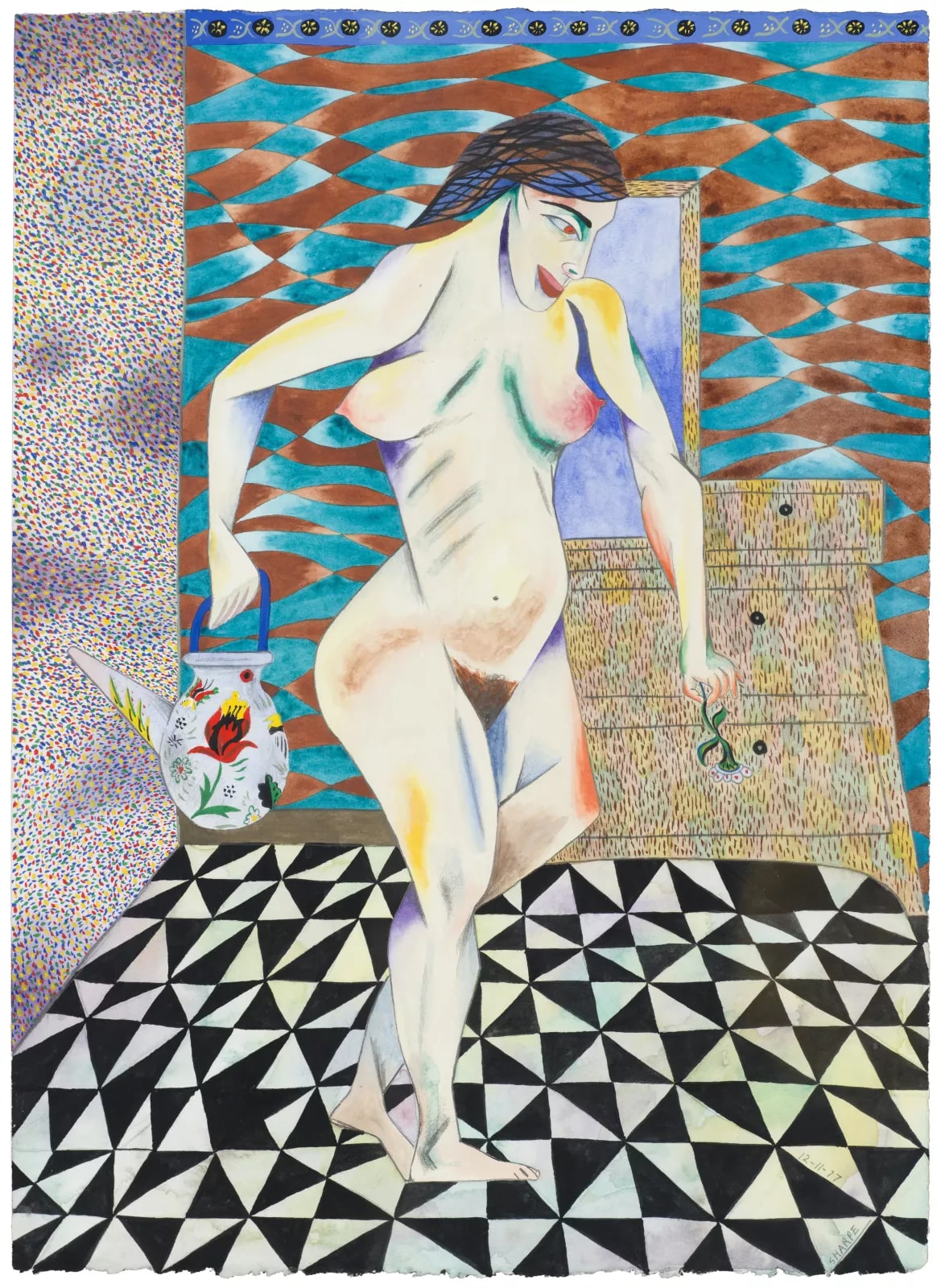 Figure with Flower