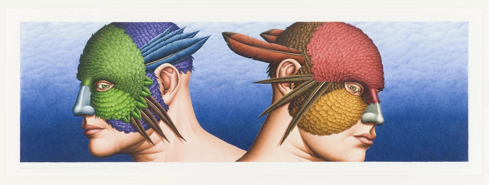 Forktailed Wood Nymph and Ruby-Topaz Hummingbird