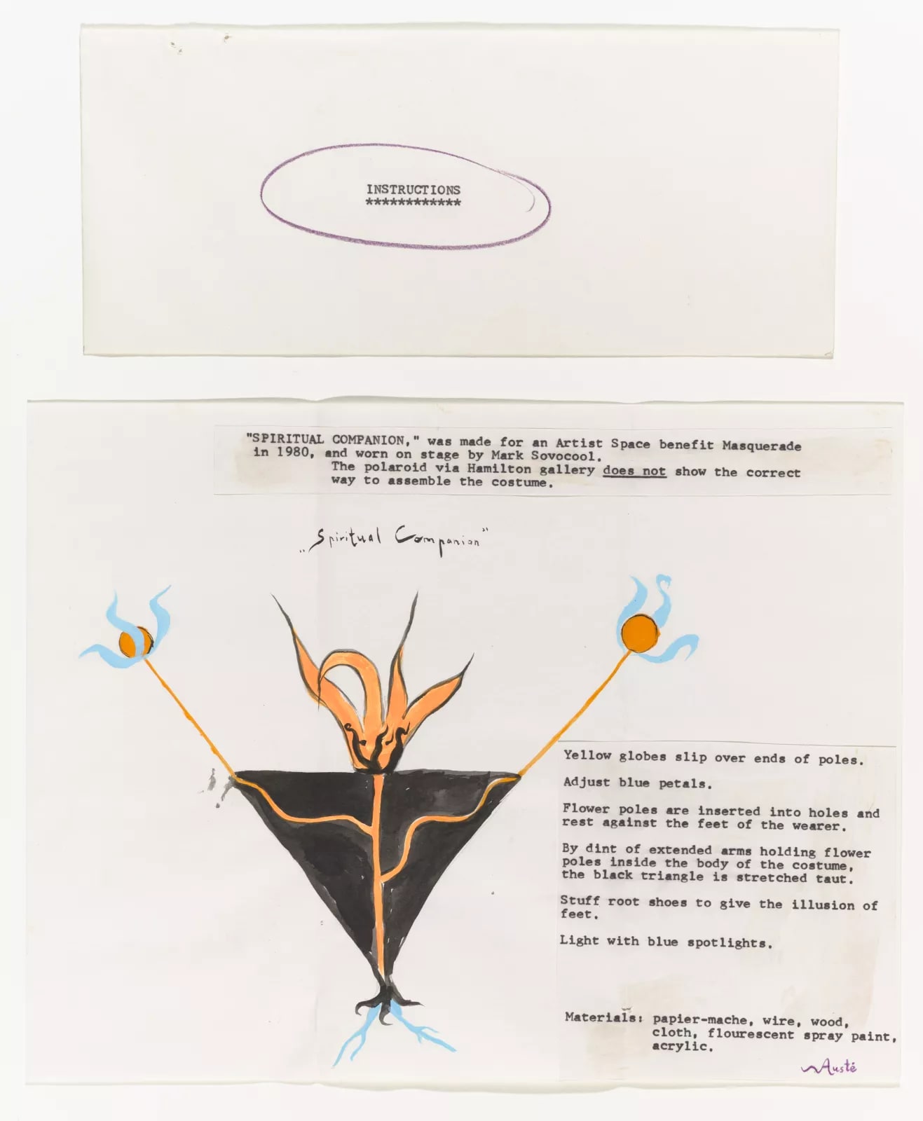 Installation drawing for Spiritual Companion