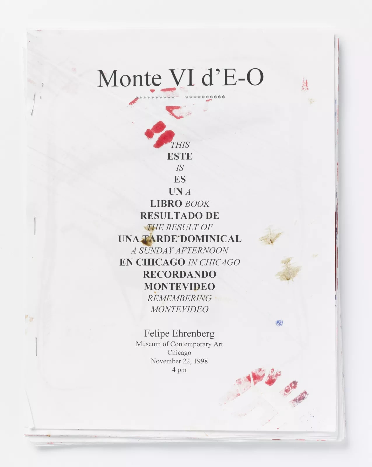 Monte VI d'E-O (sic)