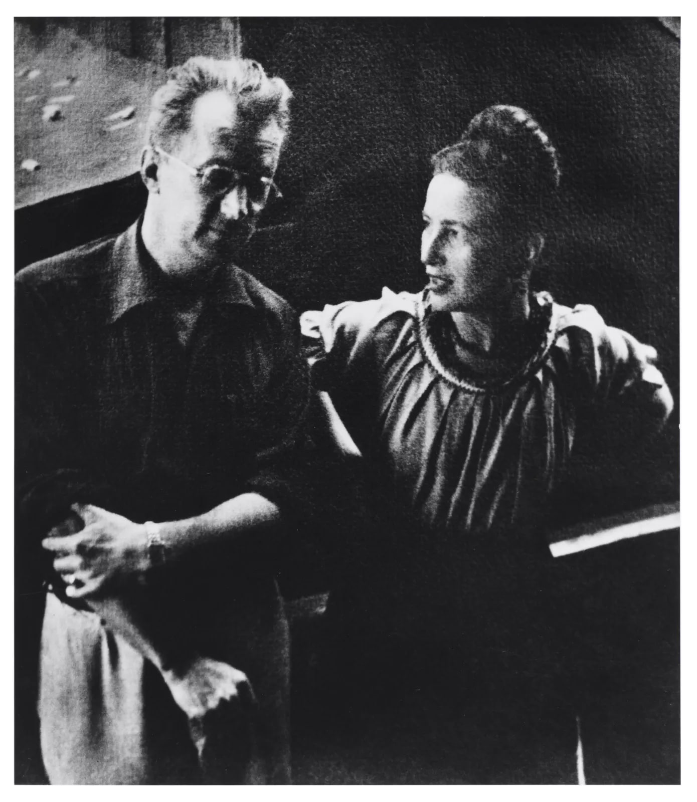 Nelson Algren and (Jean-Paul Sartre's) lover Simone de Beauvoir in Chicago