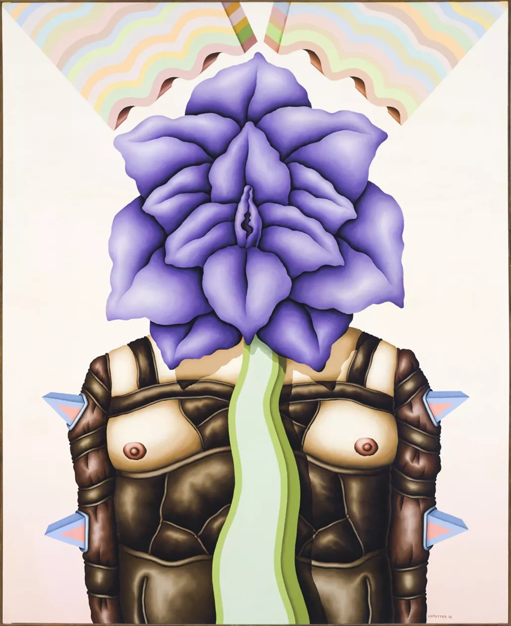 Untitled (Blue flower)