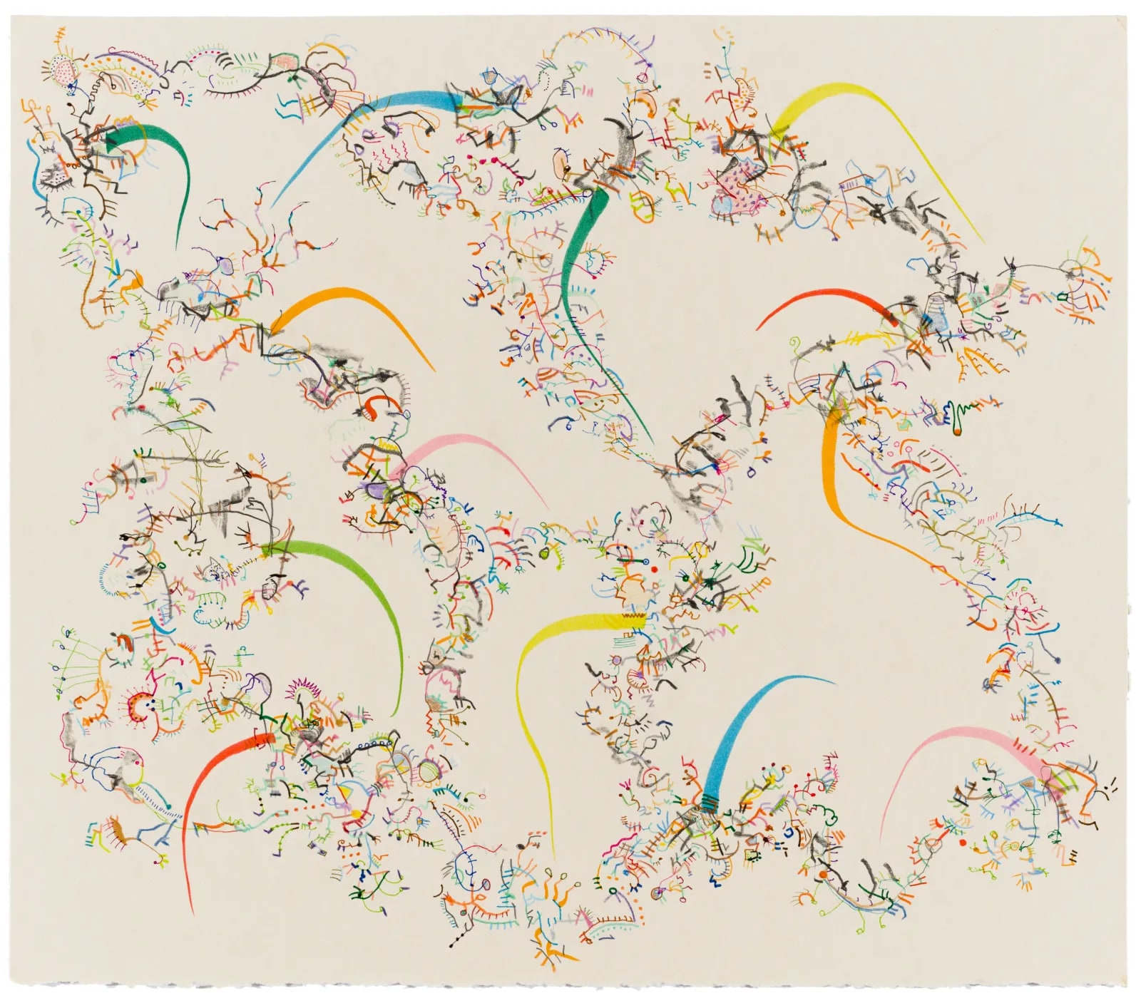 Untitled drawing from the Studio Visit series