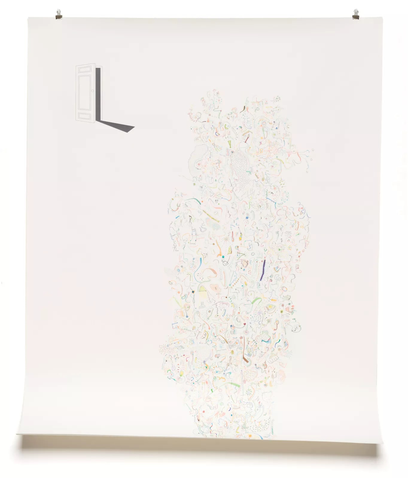 Untitled drawing from the Studio Visit series