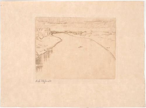River with Small Boats