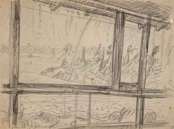 Rain, MacCallum's Verandah (R); Georgian Bay Trees (V)