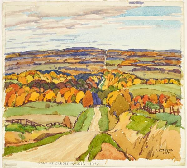 Road at Credit Forkes
