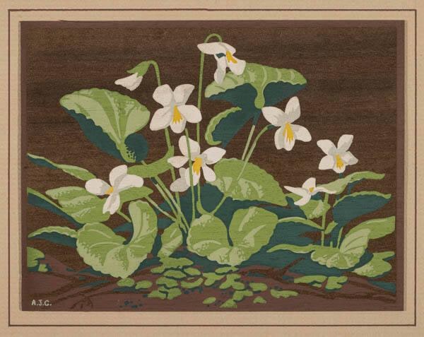 Flower screenprint