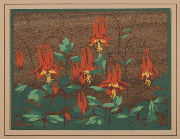 Flower screenprint