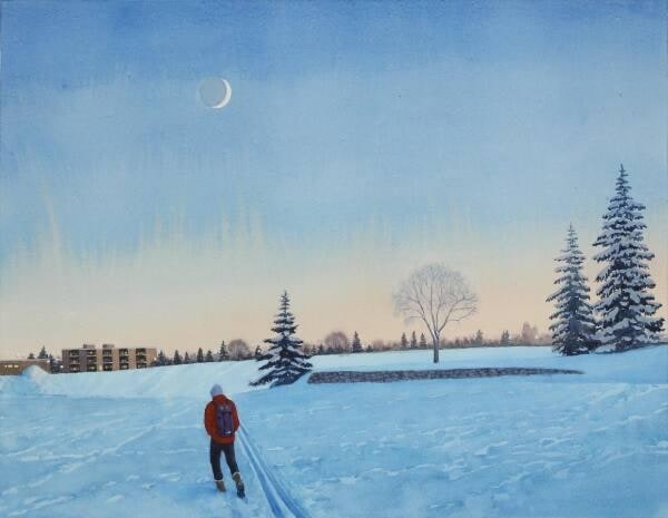 Man Walking Home