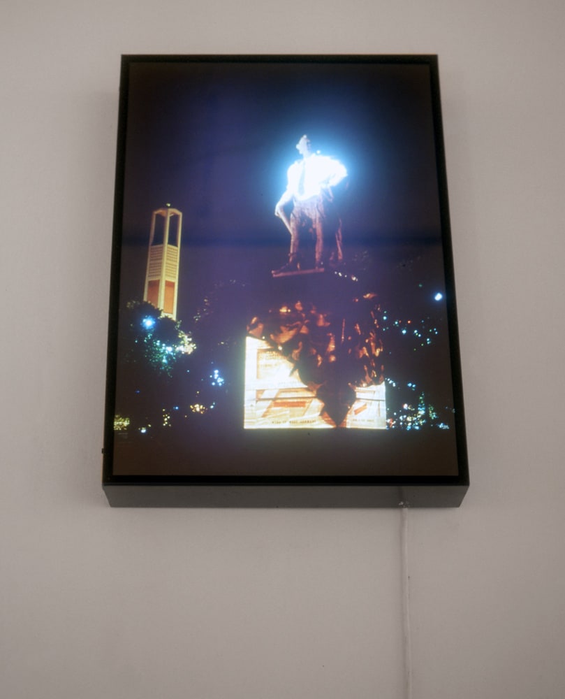 Projection sur le monument du Landgrave Frederi