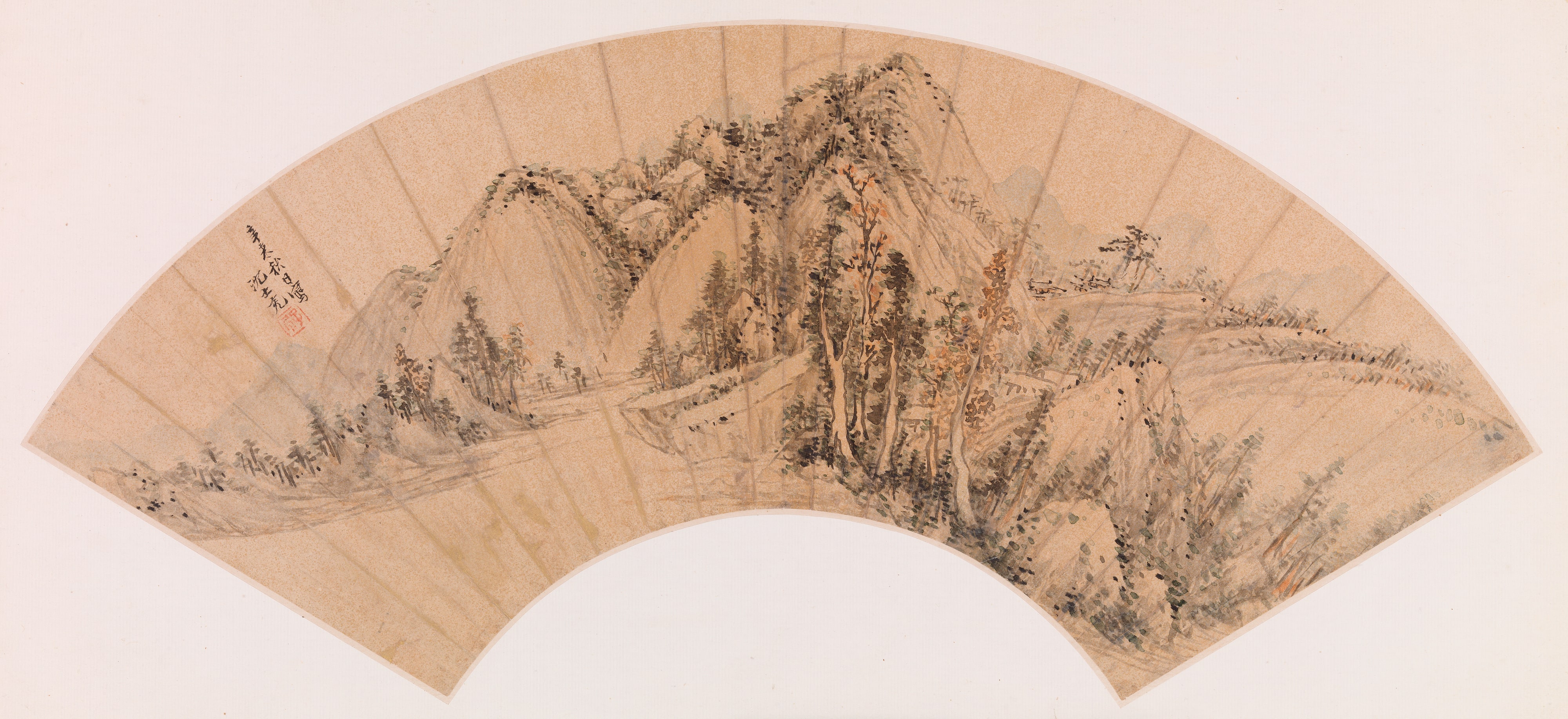 Fan–Mountain Landscape
