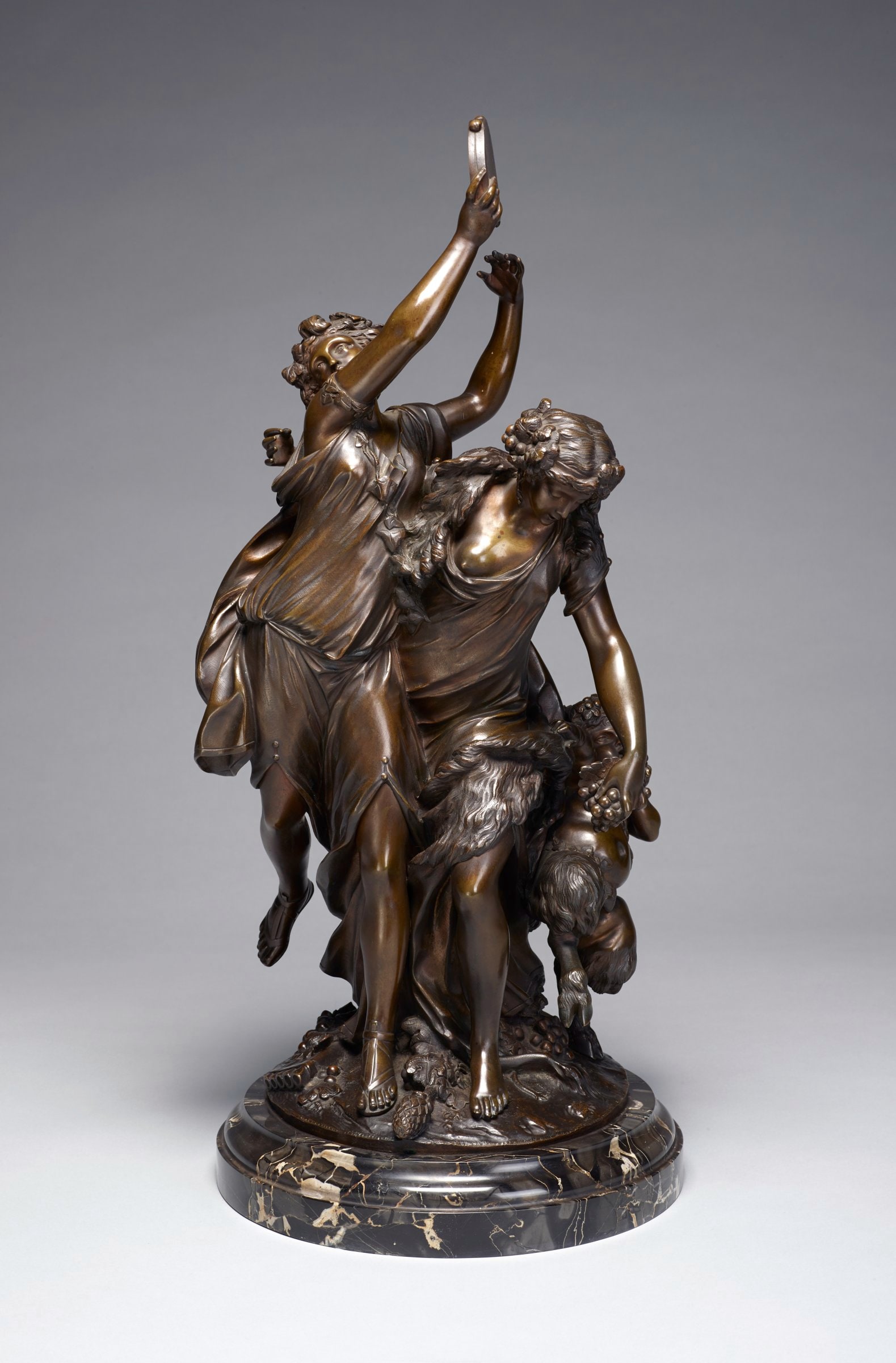 Two Nymphs and Baby Satyr