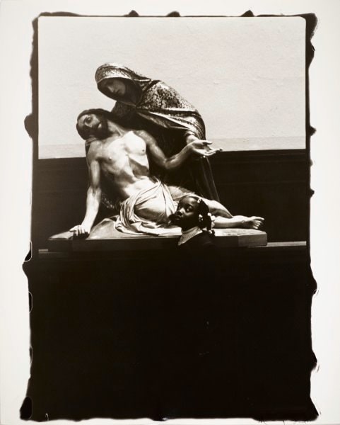 Young Girl in Black Catholic Church, Long View (from the August Wilson Series)