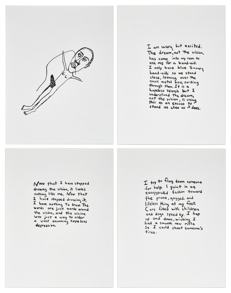 Untitled (4 Works) from the series Self-portraits with Nat Turner’s Vision