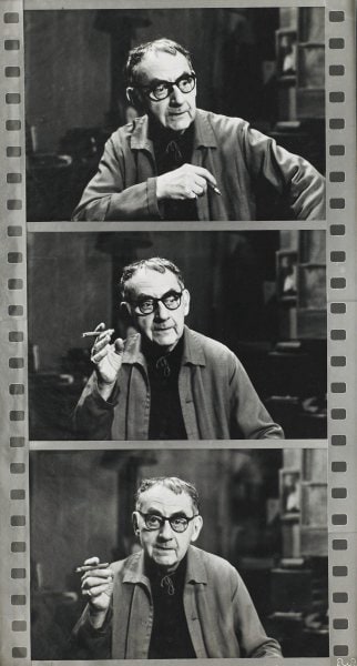 Man Ray in His Studio