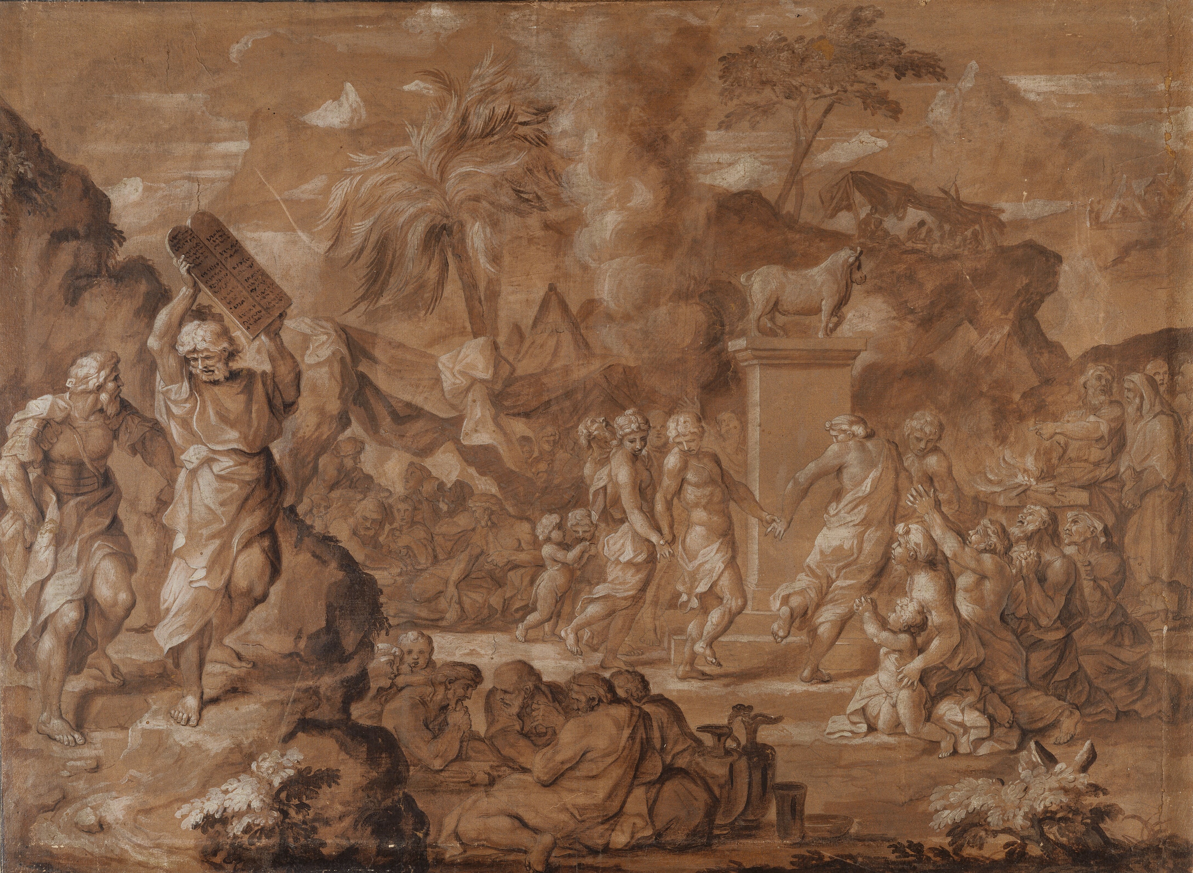 The Israelites Dancing around the Golden Calf