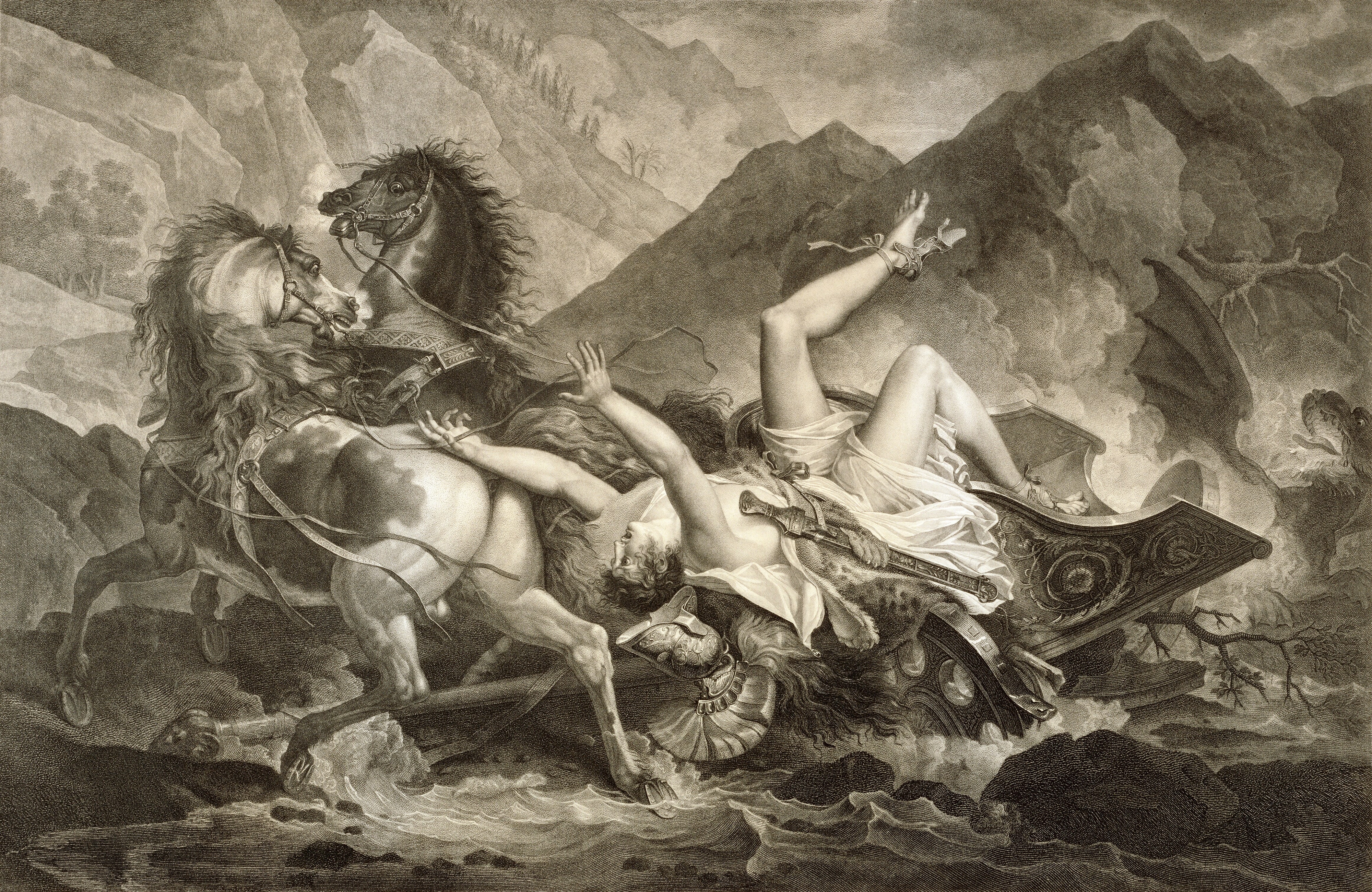 La Mort d'Hyppolite / The Death of Hyppolytus