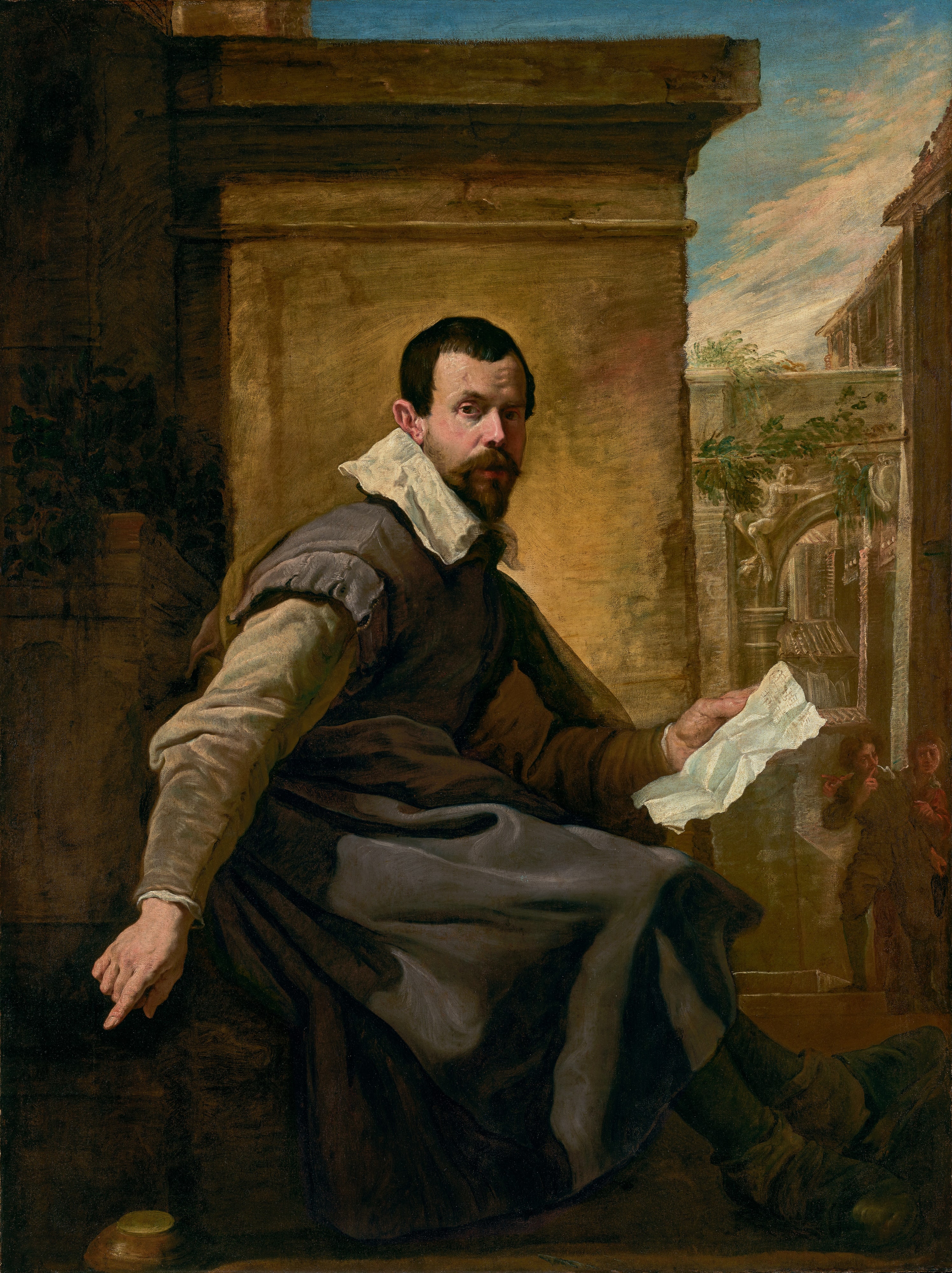 Portrait of a Man with a Sheet of Music