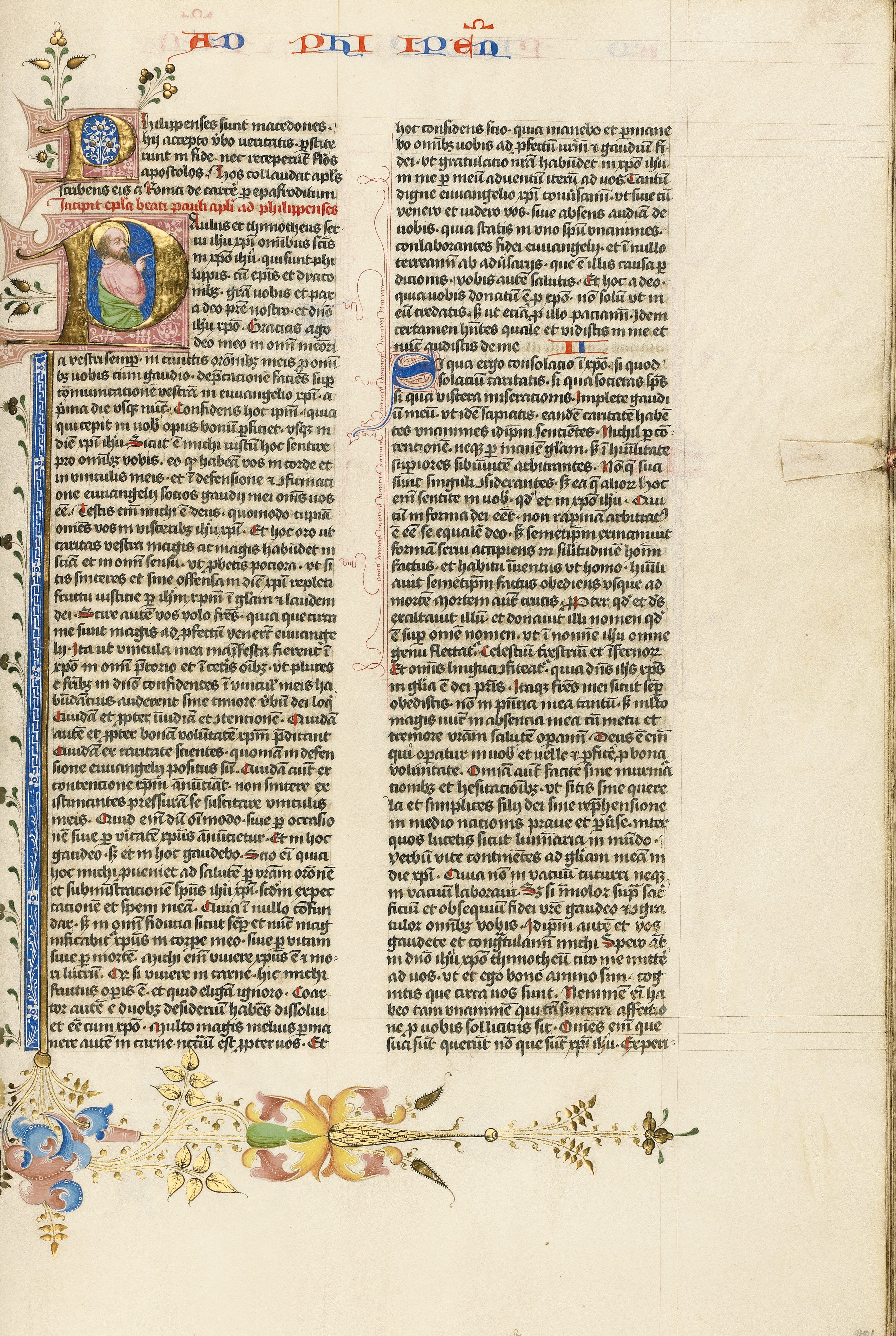 Initial P: Saint Paul