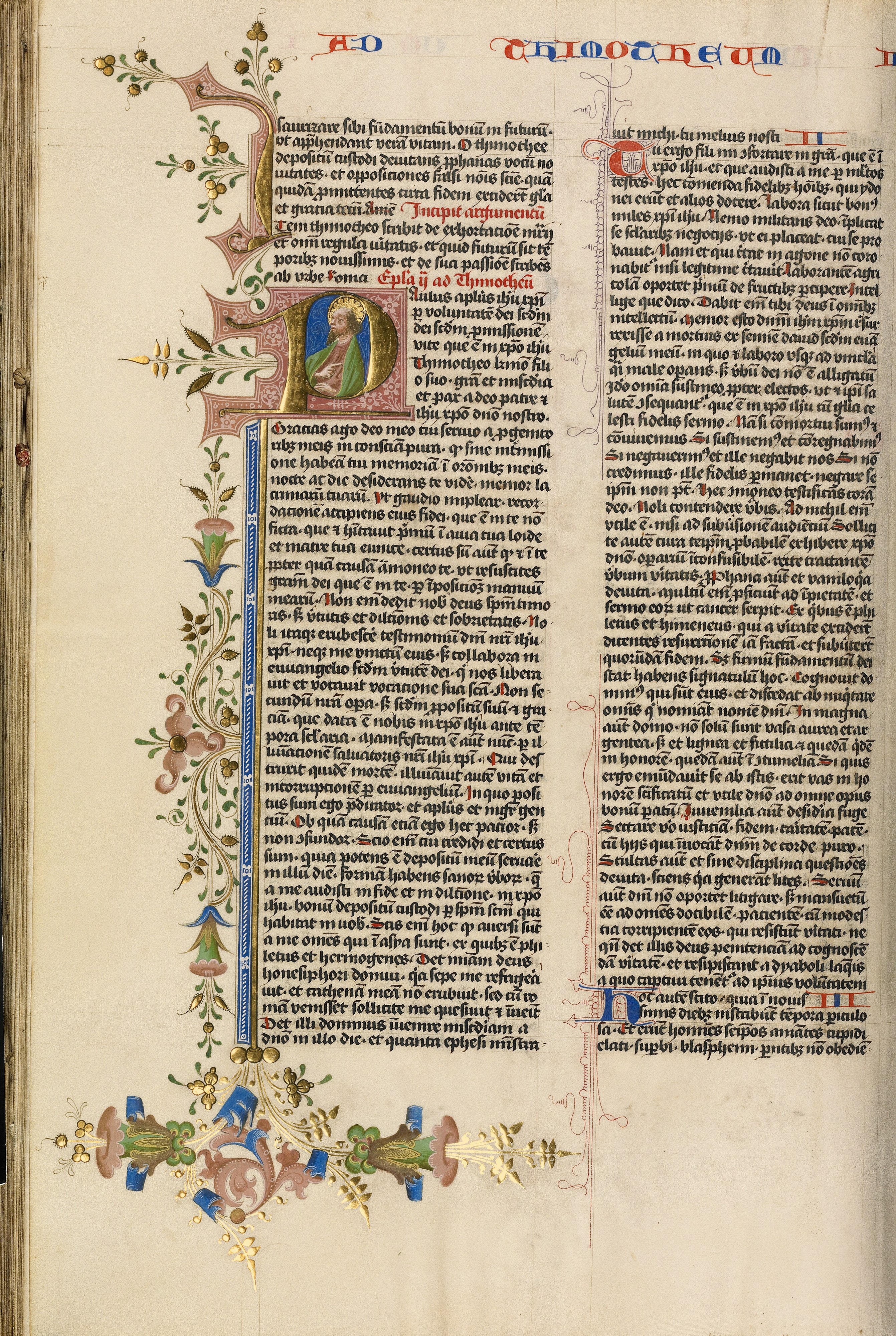 Initial P: Saint Paul