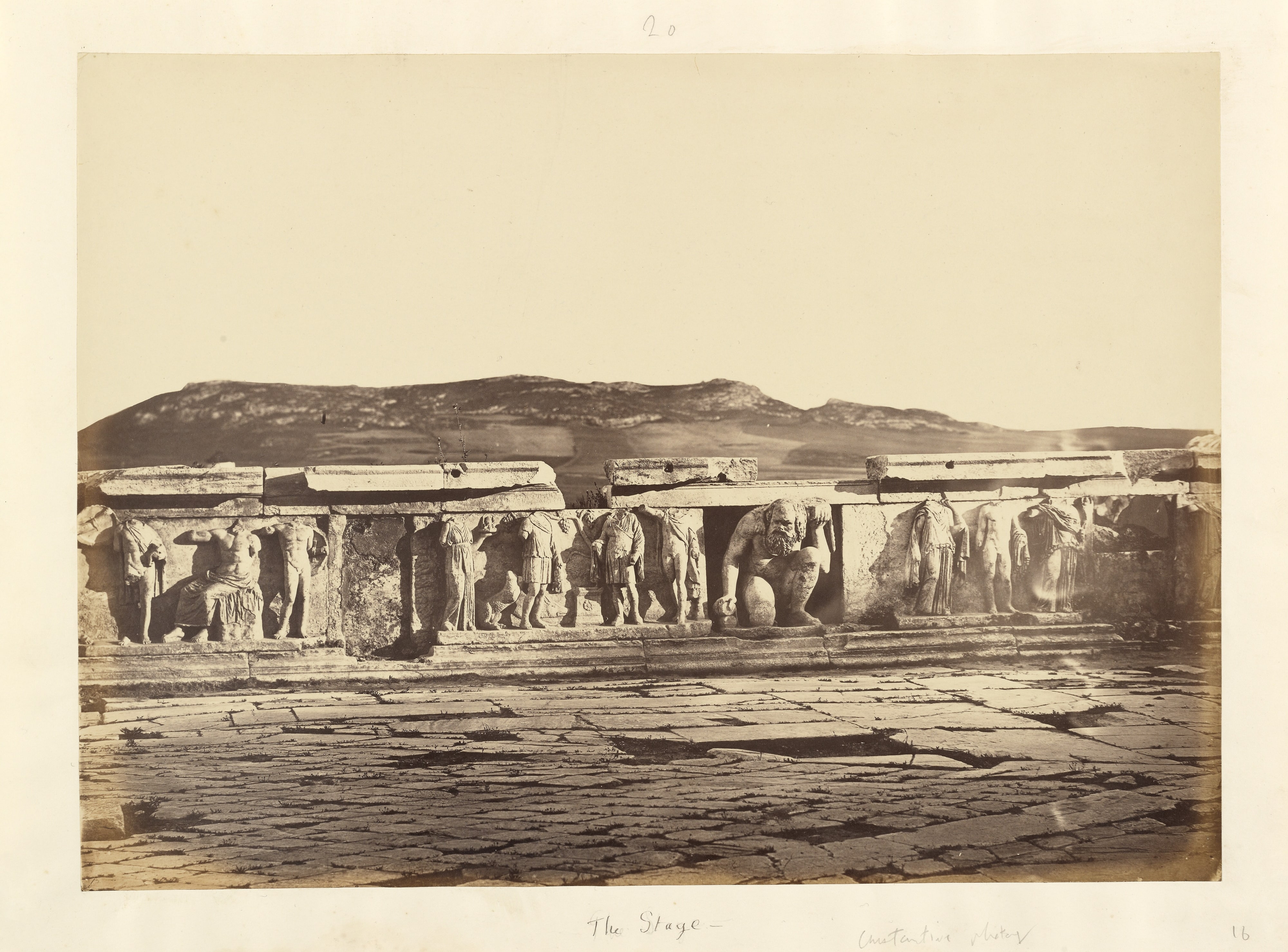 Greek Study, The Stage