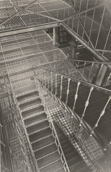 [Steel stairs]