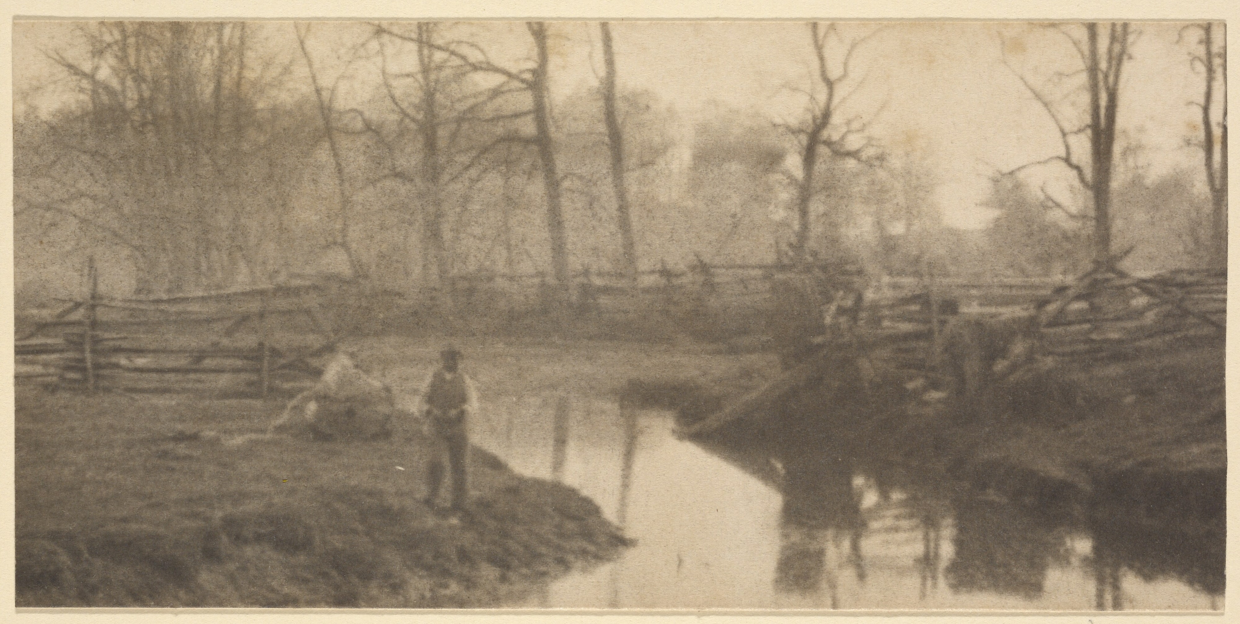 [Black Man by a Stream]