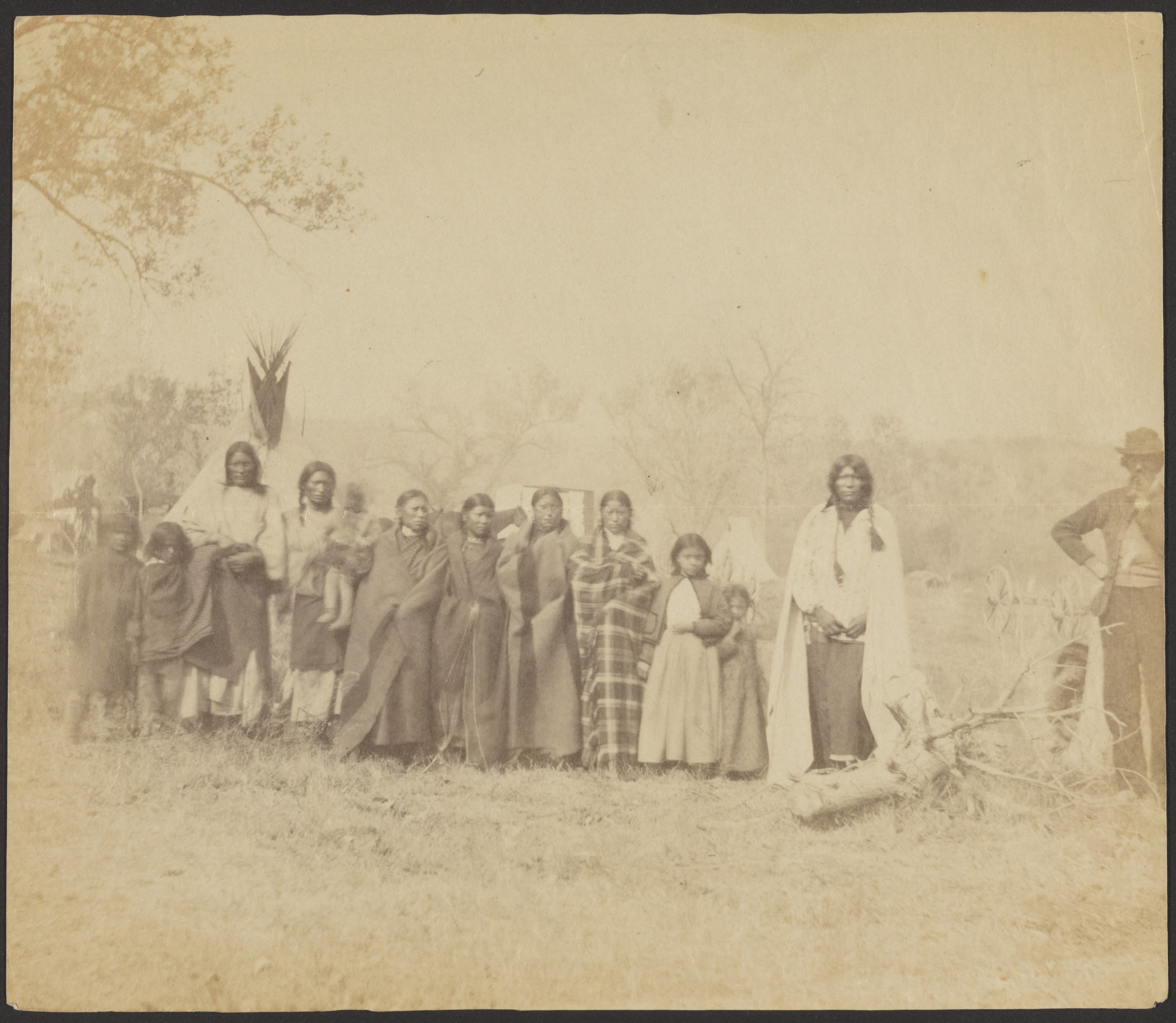 [Cheyenne Captives at Camp Supply]